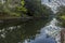 Reflections in the moat around the rock fortress of Sigiriya, Sri Lanka