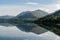 Reflections of mountains in Loch Creran - Scotland, UK