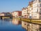 Reflections in the Nive River - Bayonne