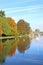 Reflections in the River Dart at Totnes