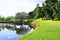 Reflections by a river in Hardraw, in the Yorkshire Dales.