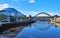 Reflections of the Sage, in the River Brew, Gateshead, on a glorious autumn morning.