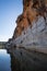 Reflections of the Stunning Devonian limestone cliffs of Geikie Gorge