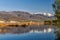 Reflections of the Wasatch in a Lake