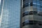 Reflective glass skyscrapers, Manhattan, New York City