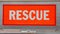 Reflective Rescue Sign