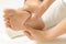 Reflexology foot massage