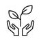 Reforestation icon or logo isolated sign symbol vector illustration