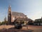 Reformed church in the town center of Moerkapelle, small village in South-Holland