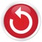 Refresh arrow icon premium red round button