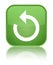 Refresh arrow icon special soft green square button