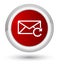 Refresh email icon prime red round button