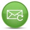 Refresh email icon special soft green round button