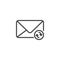 Refresh email outline icon