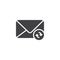 Refresh email vector icon