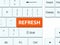 Refresh orange keyboard button