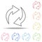 refresh sigh icon. Elements of web in multi colored icons. Simple icon for websites, web design, mobile app, info graphics