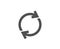 Refresh simple icon. Rotation arrow sign.