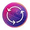 Refresh update icon creative trendy colorful round button illustration