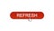 Refresh web interface button clicked with mouse cursor, wine red, innovation