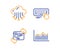 Refresh website, Cloud storage and Computer keyboard icons set. Money diagram sign. Vector