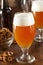 Refreshing Belgian Amber Ale Beer