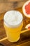 Refreshing Boozy Grapefruit Radler Shandy