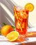 Refreshing Burst of Sunshine: Orange Cocktail with a Tangy Twist!