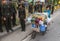 Refreshing drinks street seller in Bangkok