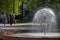 Refreshing fountain in Vilnius city center