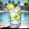 a refreshing glass of iced lemonade on a hot day trending on artstation sharp focus studio photo