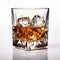 A Refreshing Glass of Whiskey on the Rocks