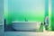 refreshing green and blue color palette with gradients for bathroom or spa