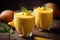Refreshing mango smoothie, AI Generative