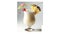 Refreshing Pina colada with Cherry, Pineapple and Umbrella Garnish in a Chalice