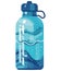 Refreshing purified water in plastic bottle