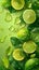 Refreshing Revitalization: A Closeup Look at Lime Leaves, Deep D