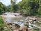 Refreshing river stream in Lata Kertas, Dabong, Kelantan, Malaysia.