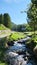 Refreshing river stream in Lungacqua.