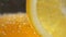 Refreshing soft drink Lemon and orange sparkling water