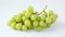 Refreshing Splendor: Captivating Bunch and Single Green Grapes