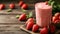 A refreshing strawberry smoothie is the perfect way to start your day. Made with fresh strawberries, yogurt, and milk, this