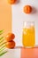 refreshing tangerine drink