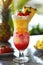 Refreshing Tropical Strawberry Pineapple Smoothie Cocktail