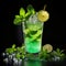 Refreshing and Vibrant Cocktail: Frosty Mojito Magic