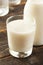 Refreshing White Cold Organic Milk