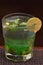 Refreshment drink Green Apple Mojito