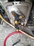 refrigerant circulation valve damaged by leakage
