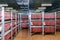 Refrigerated warehouse for storing meat and sausage products