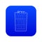 Refrigeration icon blue vector